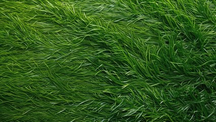 Realistic artificial grass texture background for landscaping and design projects showcasing vibrant green synthetic turf.