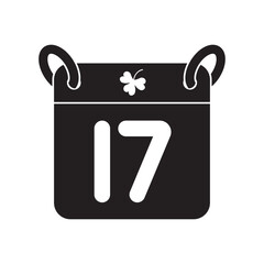 Saint Patricks Day Calendar Icon
