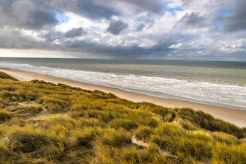 La plage et les dunes entre Quend-Plage et la Baie de Somme