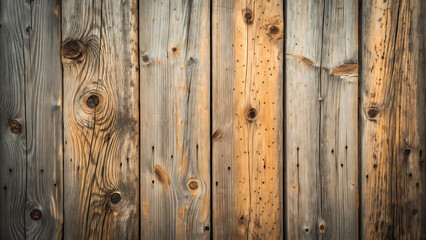 Fototapeta premium Old barn wood texture shows rich history. weathered surface tells stories of sun, rain, time, creating captivating background