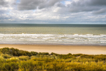 La plage et les dunes entre Quend-Plage et la Baie de Somme