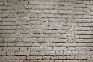 White brickwall as a pattern