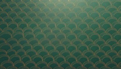 Fototapeta premium 抽象画（深緑、金色）