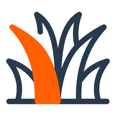 Lush Green Grass Growing in Spring