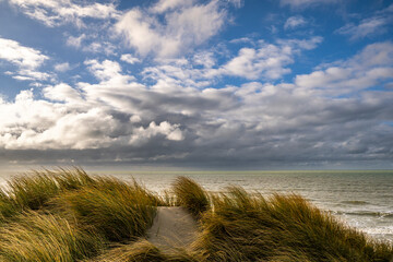 La plage et les dunes entre Quend-Plage et la Baie de Somme