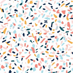 Illustration vector of seamless pattern paper confetti for party