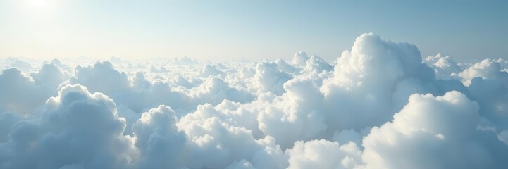 Fototapeta premium vast expanse of swirling clouds in white and grey, grey, nature