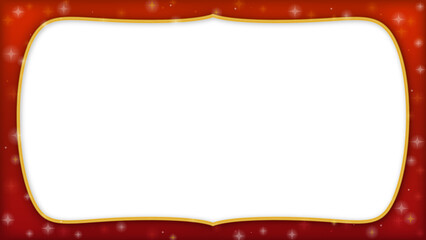 キラキラのある豪華な１６：９フレーム