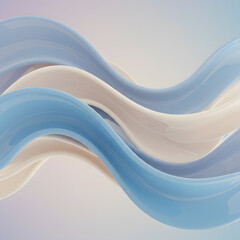 Obraz premium Fluid Neon Wave Pattern