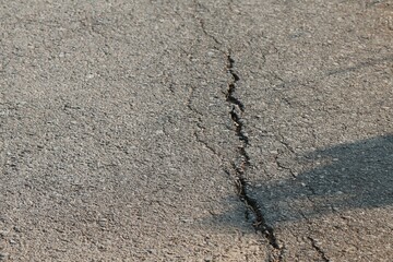 cracked asphalt background