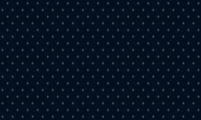 Seamless geometric pattern with mini diamond stencil in blue and gray on dark blue background. Vector illustration, for masculine shirt lady dress cloth textile cover wallpaper decoration cover