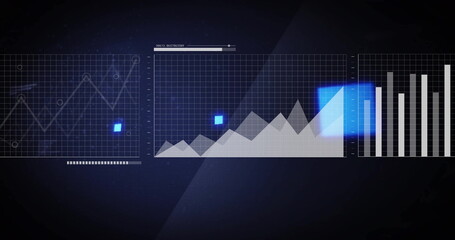 Image of data processing over diagrams