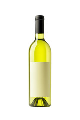 Wine Bottle isolated on png transparent background, full depth of field