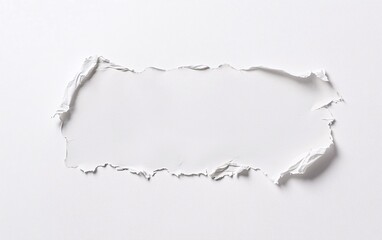 creative white background with torn paper texture for modern designs