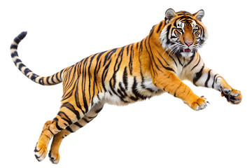 Obraz premium royal bengal tiger isolated on transparent background