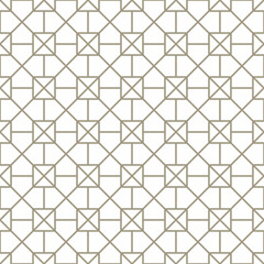 Seamless geometric abstract pattern with a modern square style