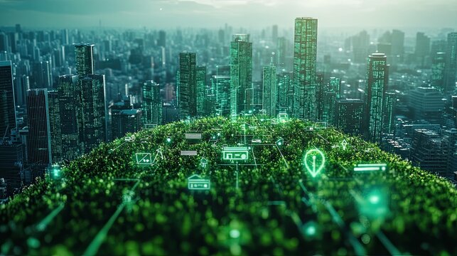 Green tech concept showcasing sustainable technology eco-friendly devices renewable energy clean technology eco-conscious products green technology solutions energy efficiency