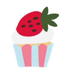 strawberry cupcake