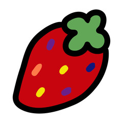 rainbow strawberry