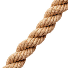 Fototapeta premium Close-up of twisted natural fiber rope