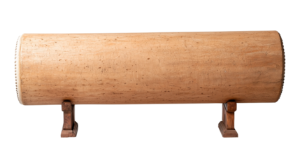 A handcrafted bedug drum, highlighting Islamic musical heritage