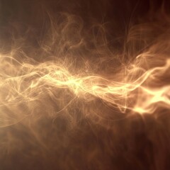 Naklejka premium beam of light through abstract smoke background