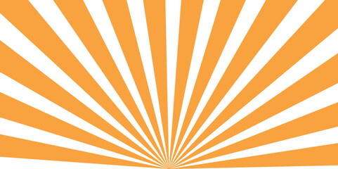 Abstract Shining Solar Flare Background with Bright Sunbeams and a Retro Starburst Effect Pattern. Shiny Summer Sunburst Texture with Abstract Radial Lines.