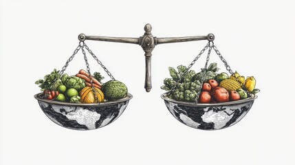 Equal food distribution initiative global scale article informative balanced nutrition equal access