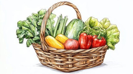 Visual art and fresh produce baskets empowering nutrition and food access in urban markets