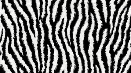 Abstract Black And White Zebra Pattern Textile Design Background