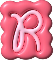 3D Ransom Letter R