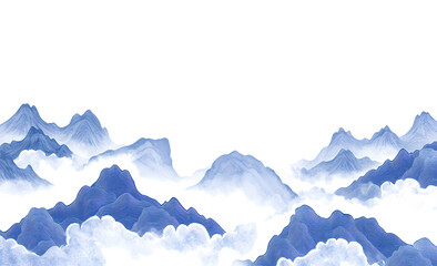 Ink and wash landscape