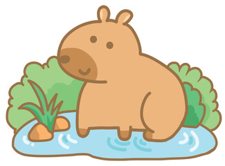 Capybara Clip art.