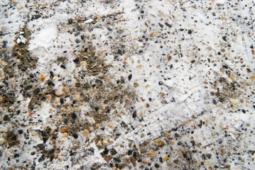 stone texture background and snow