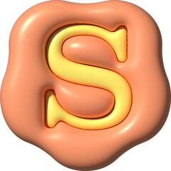 3D Ransom Letter S