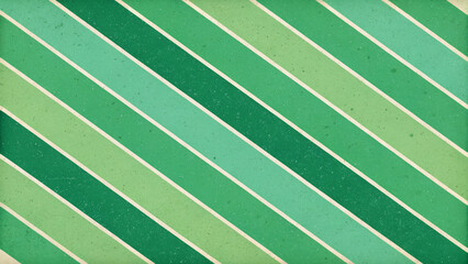 Close-up of Fresh Mint Sprig on a Colorful Striped Surface