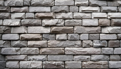 Fototapeta premium Seamless Artificial Stone Wall Texture for 3D Modeling, Game Design, and Realistic Architectural Surfaces