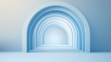 Minimalist archway passage