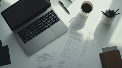 Government spending review in a clean office. Featuring economic analysis and financial transparency