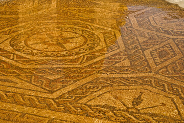l'area,archeologica di Thuburbo Majus con i resti dell'antica città Romana,Pont du Fahs,Tunisia