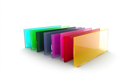 Vibrant Acrylic Sheet Lines
