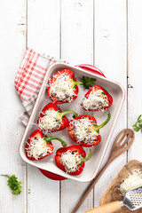 Easy Stuffed Peppers With Ground Turkey