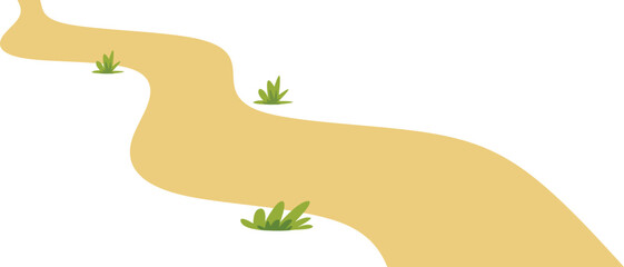 Nature Path Way Vector