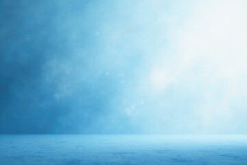 Serene Blue Background A Tranquil and Peaceful Studio Scene for Product Displays and Design Projects