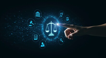 Online Law Services: Modern Legal Technology Interface