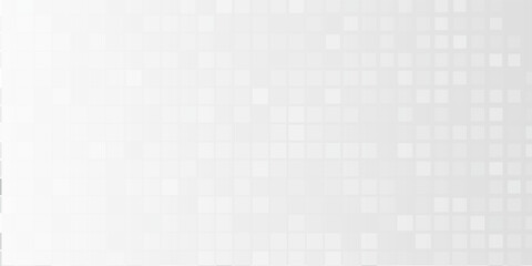 Modern random shifted white cube boxes block background wallpaper banner with copy space simple design abstract background