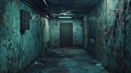 Abandoned cold war bunker interior slung derelict forsaken outcast