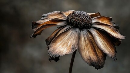 Fototapeta premium Close-up of a Dried Flower Detail