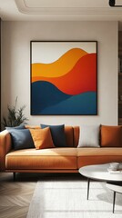 Abstract Colorful Modern Art Painting