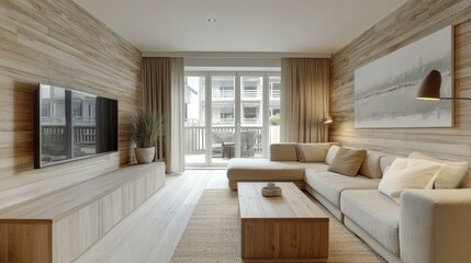 Modern Scandinavian Living Room Interior Design